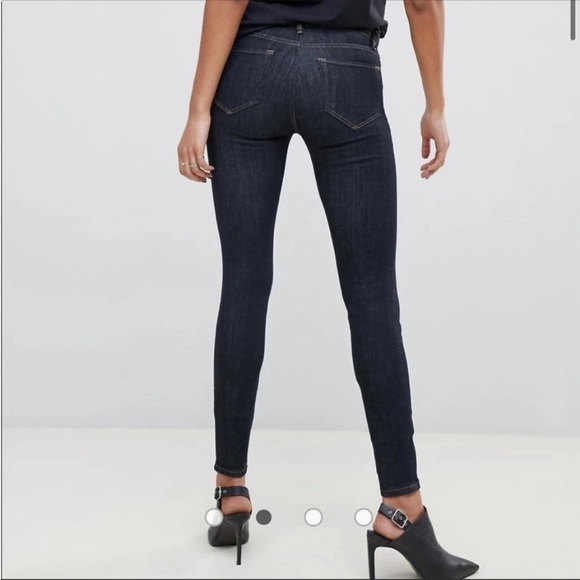 All Saints grace skinny jeans in indigo blue Size 27 Sold Out ! - Picture 3 of 16
